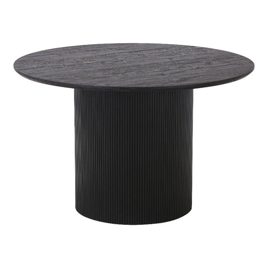 House Nordic 2601020 Boavista Round Dining Table in Dark Brown